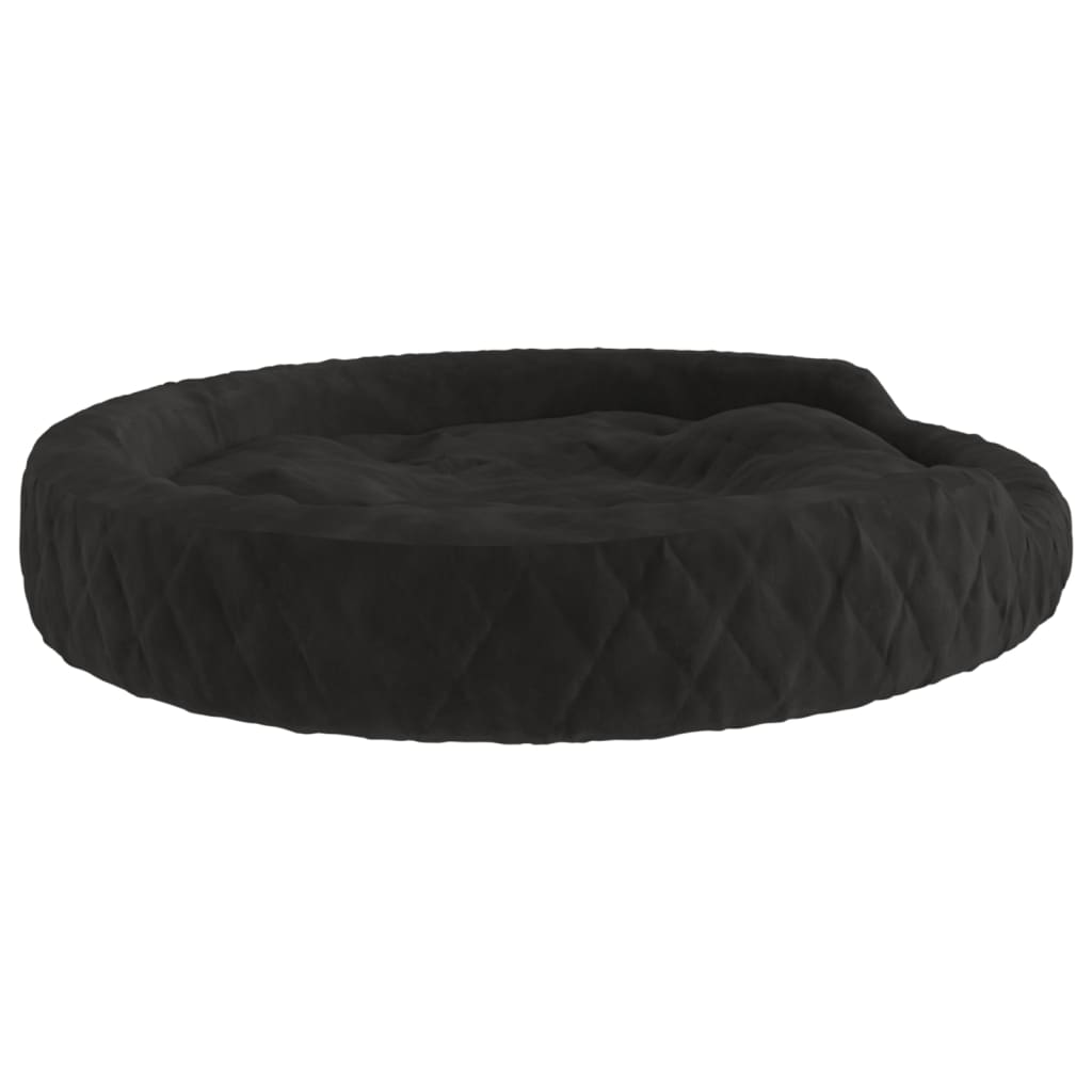 Cama para cães 70x55x23 cm pelúcia preto