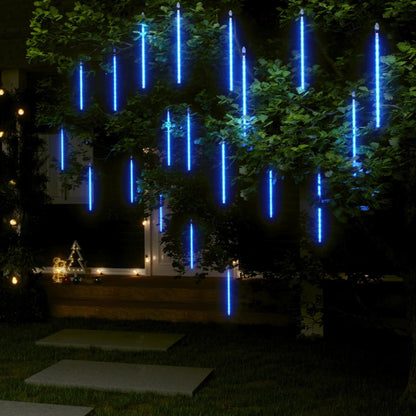 Luzes meteoro 20 pcs 30 cm 480 luzes LED int./ext. azul