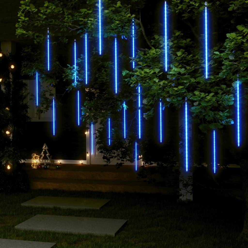 Luzes meteoro 20 pcs 50cm 720 luzes LED int./ext. azul