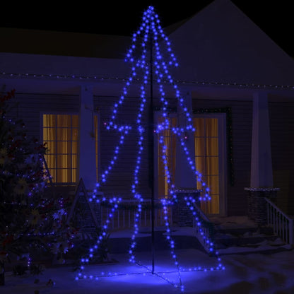 Árvore de Natal em cone 360 LEDs 143x250 cm interior e exterior