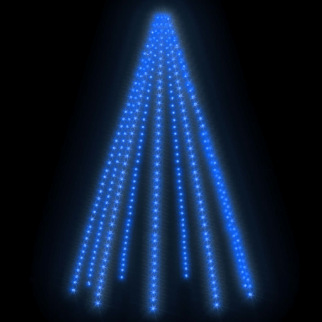 Cordão de luzes árvore de Natal 400 luzes LED 400 cm azul