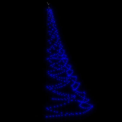 Árvore de Natal parede 260 luzes LED 3 m int/ext azul