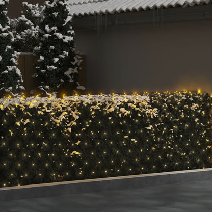 Rede luzes de natal 4x4 m 544 luzes LED int/ext branco quente