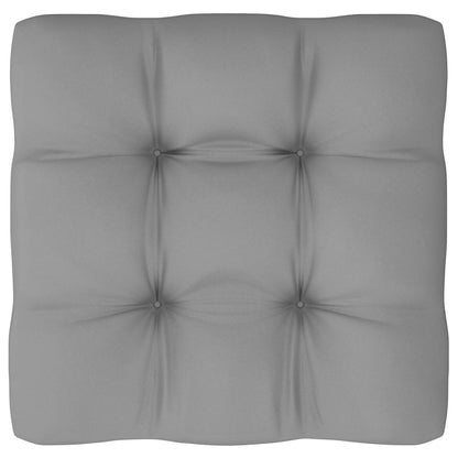 5 pcs conjunto lounge de jardim c/ almofadões pinho maciço