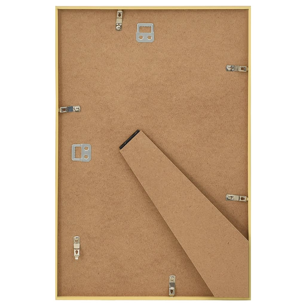 Molduras para parede ou mesa 5 pcs 59,4x84 cm MDF dourado