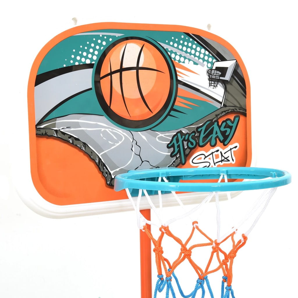 Conjunto jogo de basquetebol portátil ajustável 133-160 cm