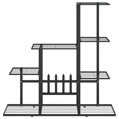 Suporte de vasos 94,5x25x88 cm metal preto