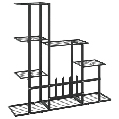 Suporte de vasos 94,5x25x88 cm metal preto