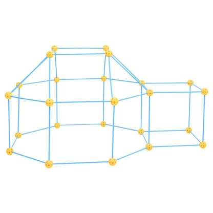 72 pcs kit de construção de forte para crianças