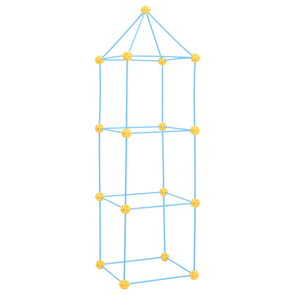 72 pcs kit de construção de forte para crianças