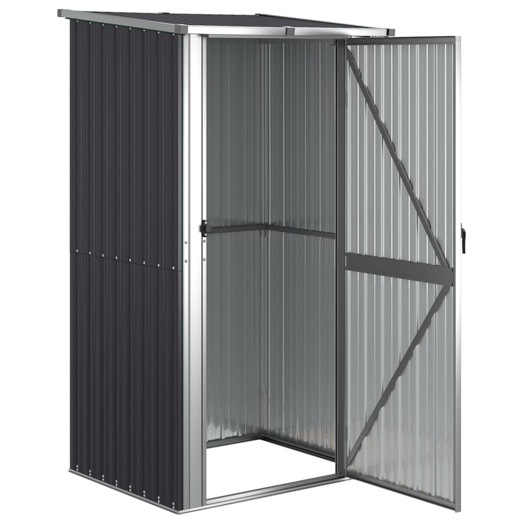 Abrigo de jardim 118,5x97x209,5 cm aço galvanizado antracite