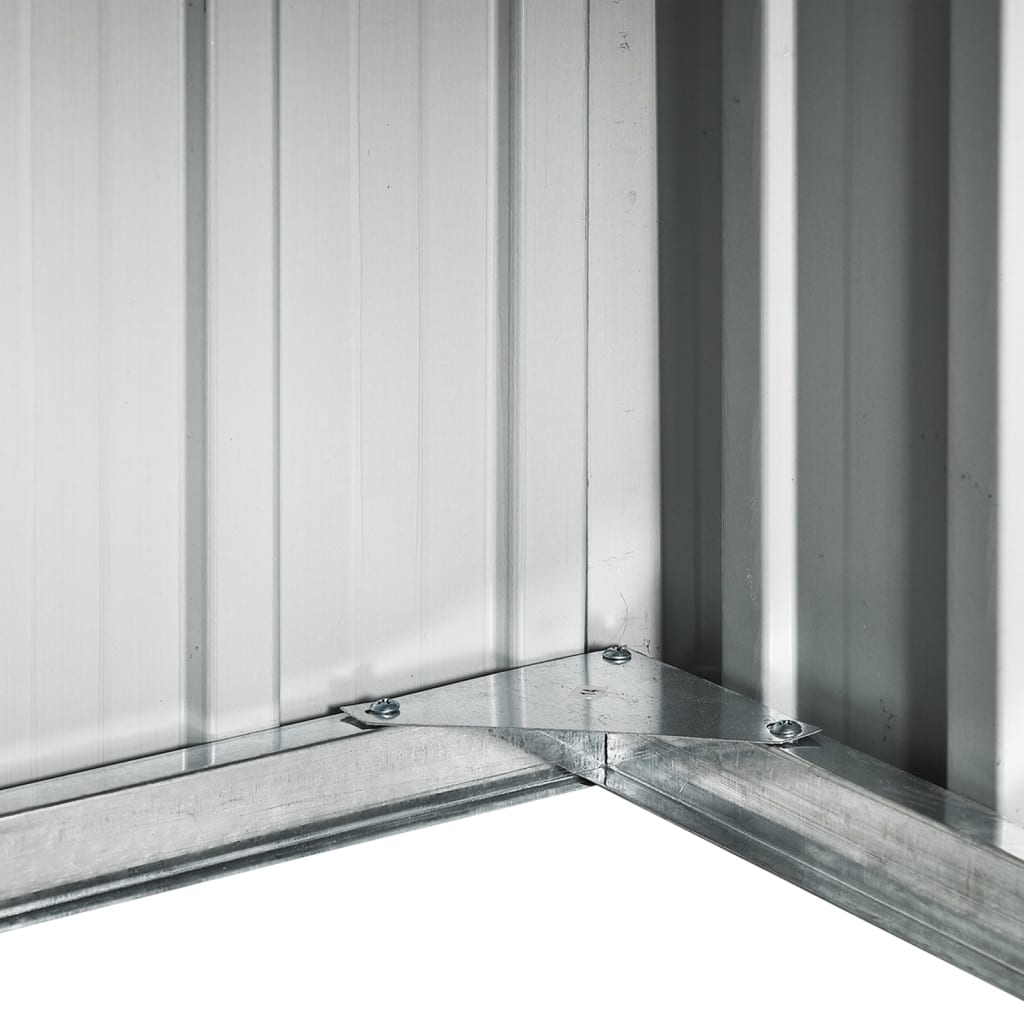 Abrigo para corta-relva 92x97x63 cm aço galvanizado antracite