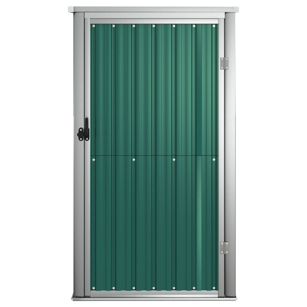 Abrigo p/ ferramentas jardim 88x89x161cm aço galvanizado verde