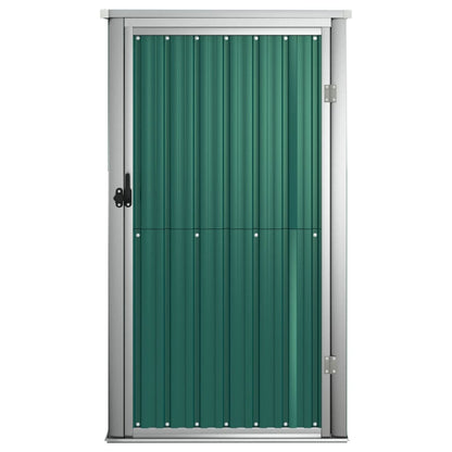 Abrigo p/ ferramentas jardim 88x89x161cm aço galvanizado verde