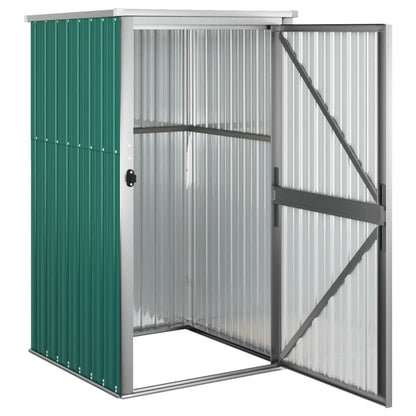 Abrigo p/ ferramentas jardim 88x89x161cm aço galvanizado verde