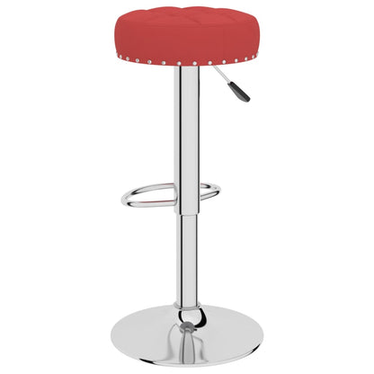 Bancos de bar 2 pcs tecido vermelho tinto