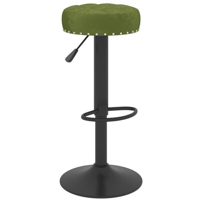 Bancos de bar 2 pcs veludo verde-claro