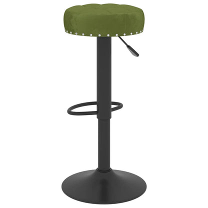 Bancos de bar 2 pcs veludo verde-claro