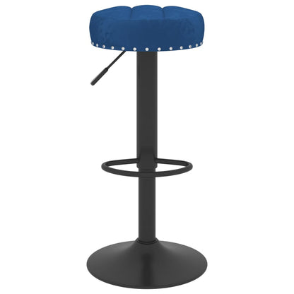 Bancos de bar 2 pcs veludo azul