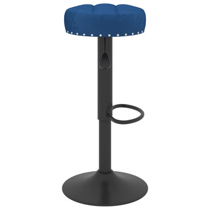 Bancos de bar 2 pcs veludo azul