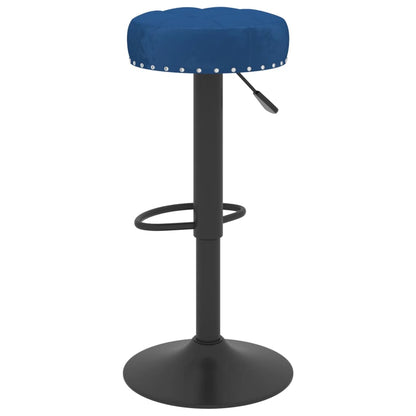 Bancos de bar 2 pcs veludo azul