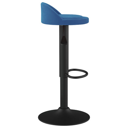 Bancos de bar 2 pcs veludo azul