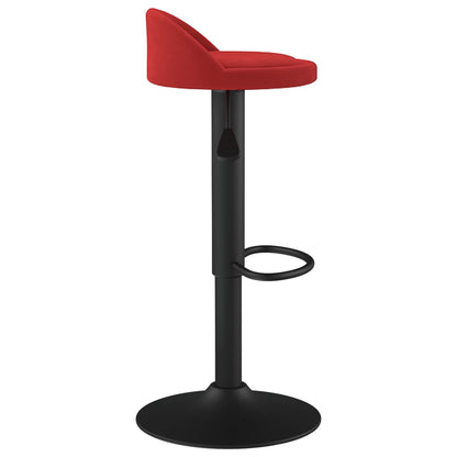 Bancos de bar 2 pcs veludo vermelho tinto