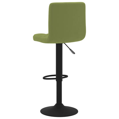 Bancos de bar 2 pcs veludo verde-claro