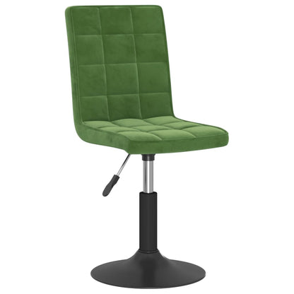 Cadeiras de jantar giratorias 2 pcs veludo verde-escuro