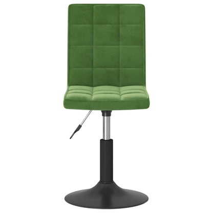 Cadeiras de jantar giratorias 2 pcs veludo verde-escuro