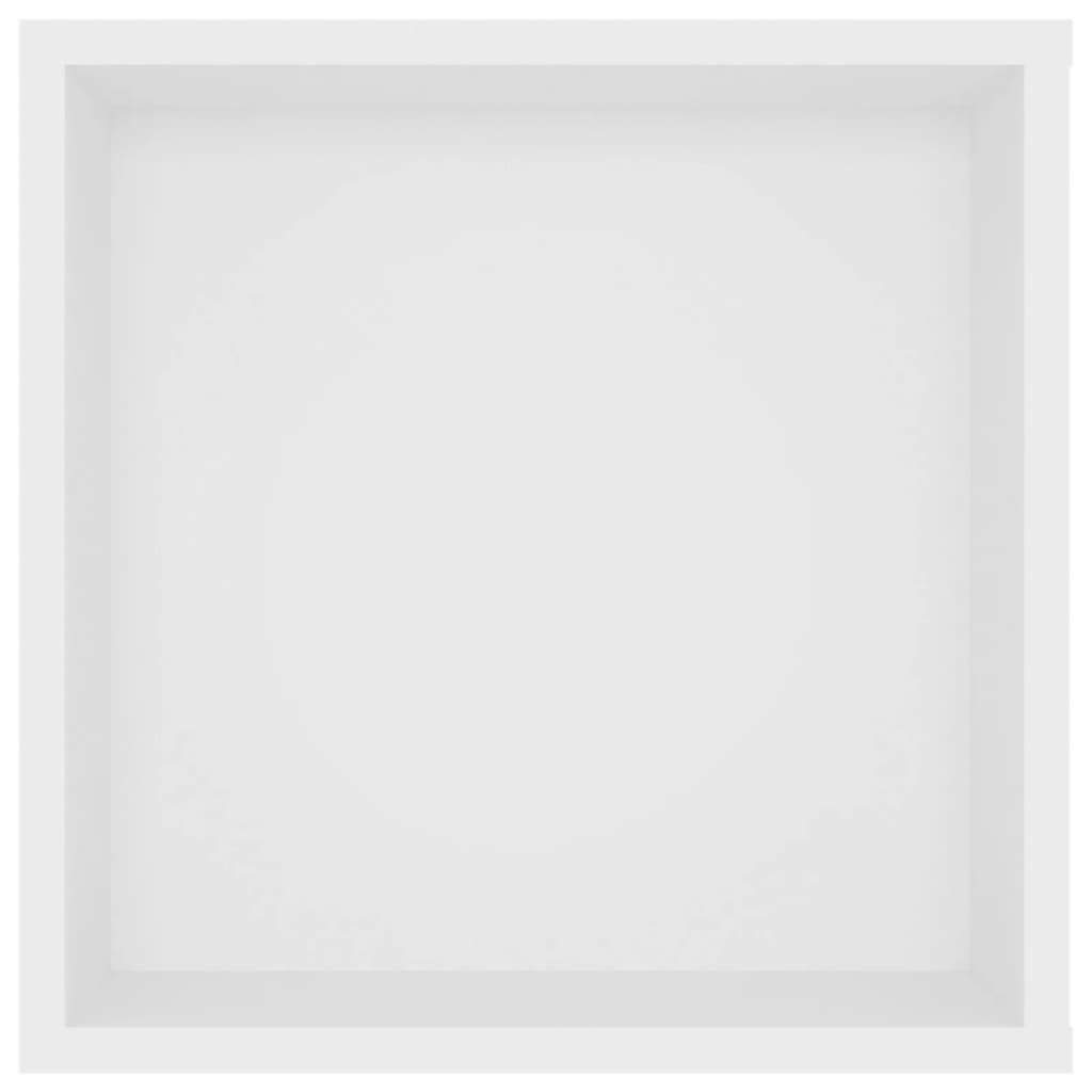 Armário de parede para TV 102x35x35 cm contraplacado branco