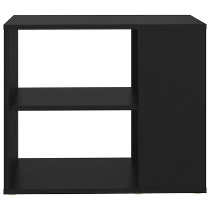 Mesa de Apoio Turvi com 2 Prateleiras de 60 cm - Preto - Design Nórdico