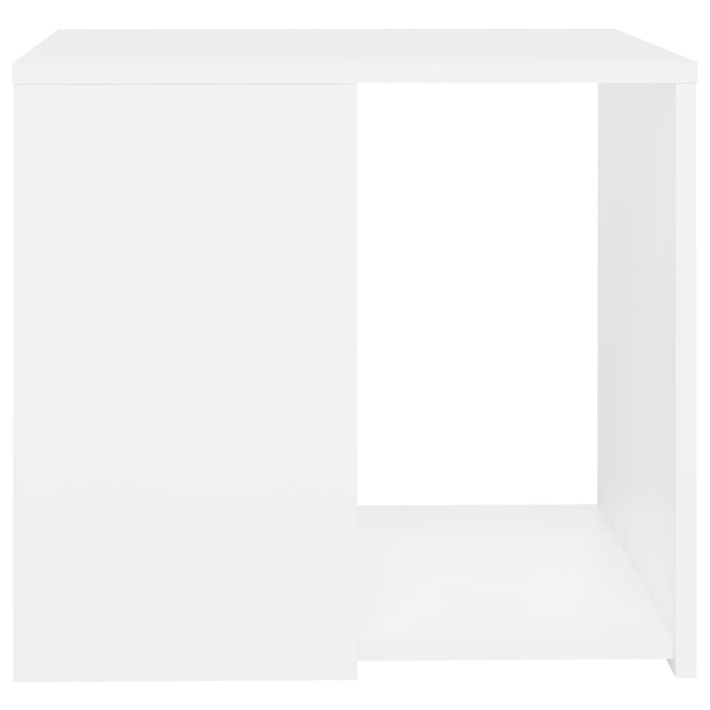 Mesa de apoio 50x50x45 cm contraplacado branco