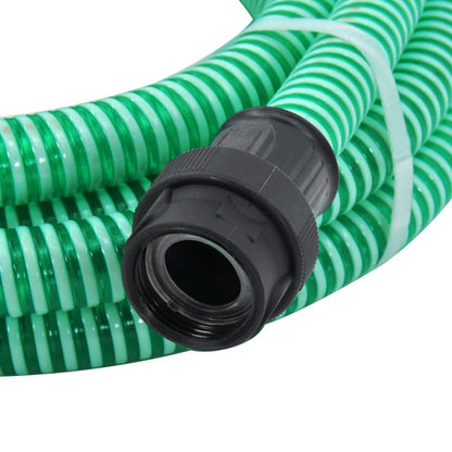 Mangueira de sucção com conectores de PVC 1" 4 m PVC verde