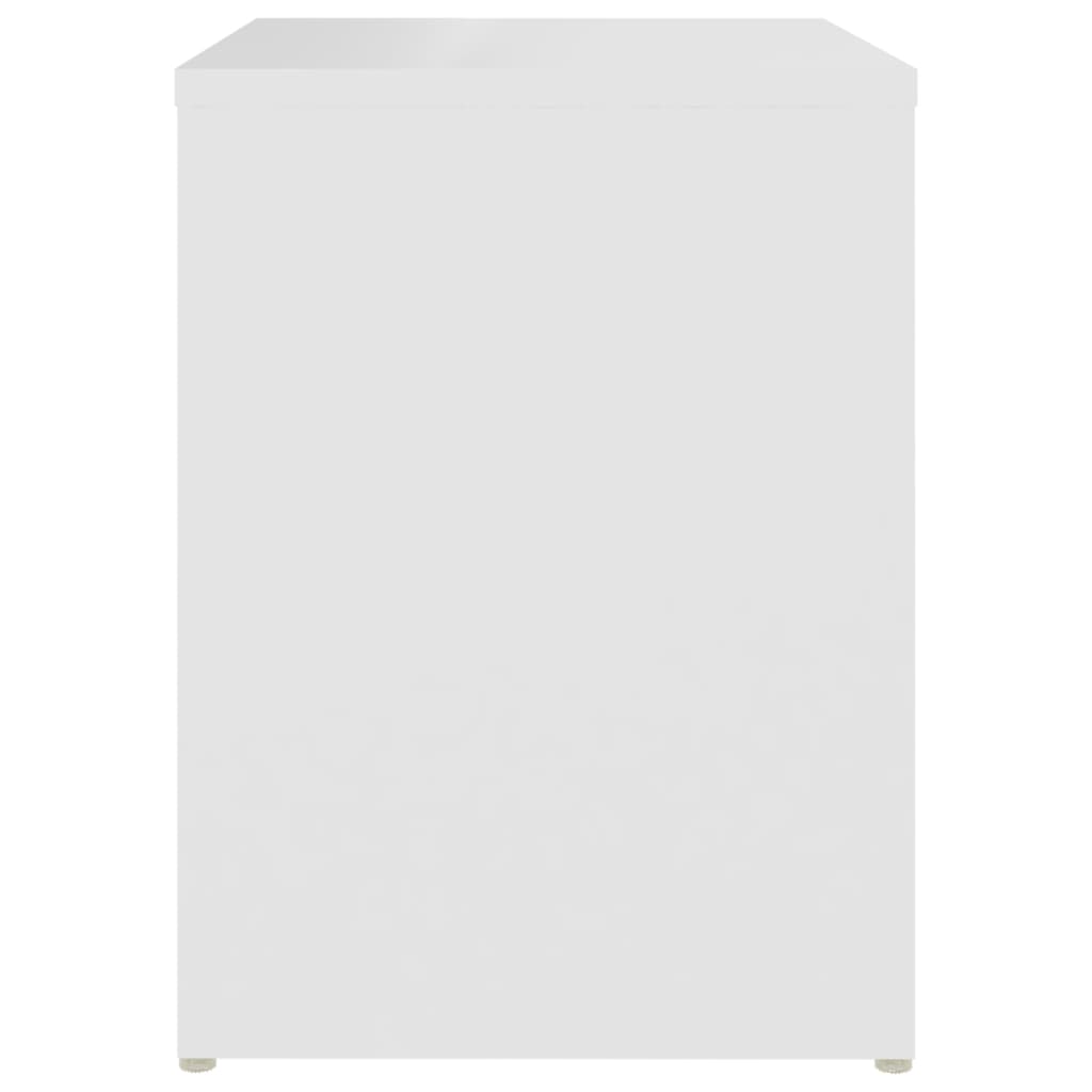 Mesa de cabeceira 40x30x40 cm contraplacado branco