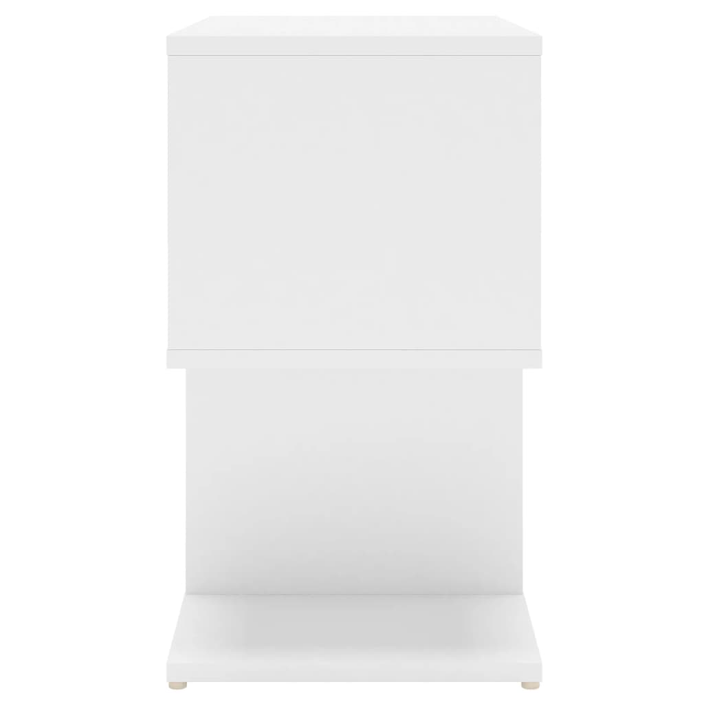 Mesa de cabeceira 50x30x51,5 cm contraplacado branco