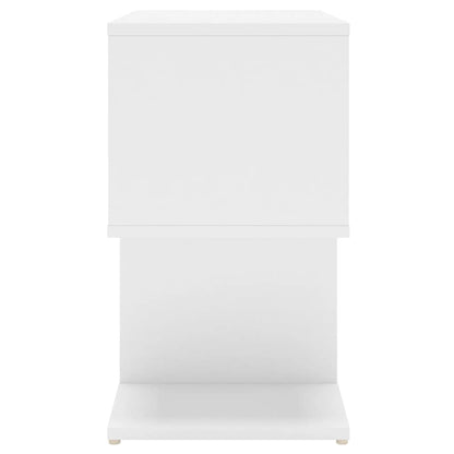 Mesa de cabeceira 50x30x51,5 cm contraplacado branco