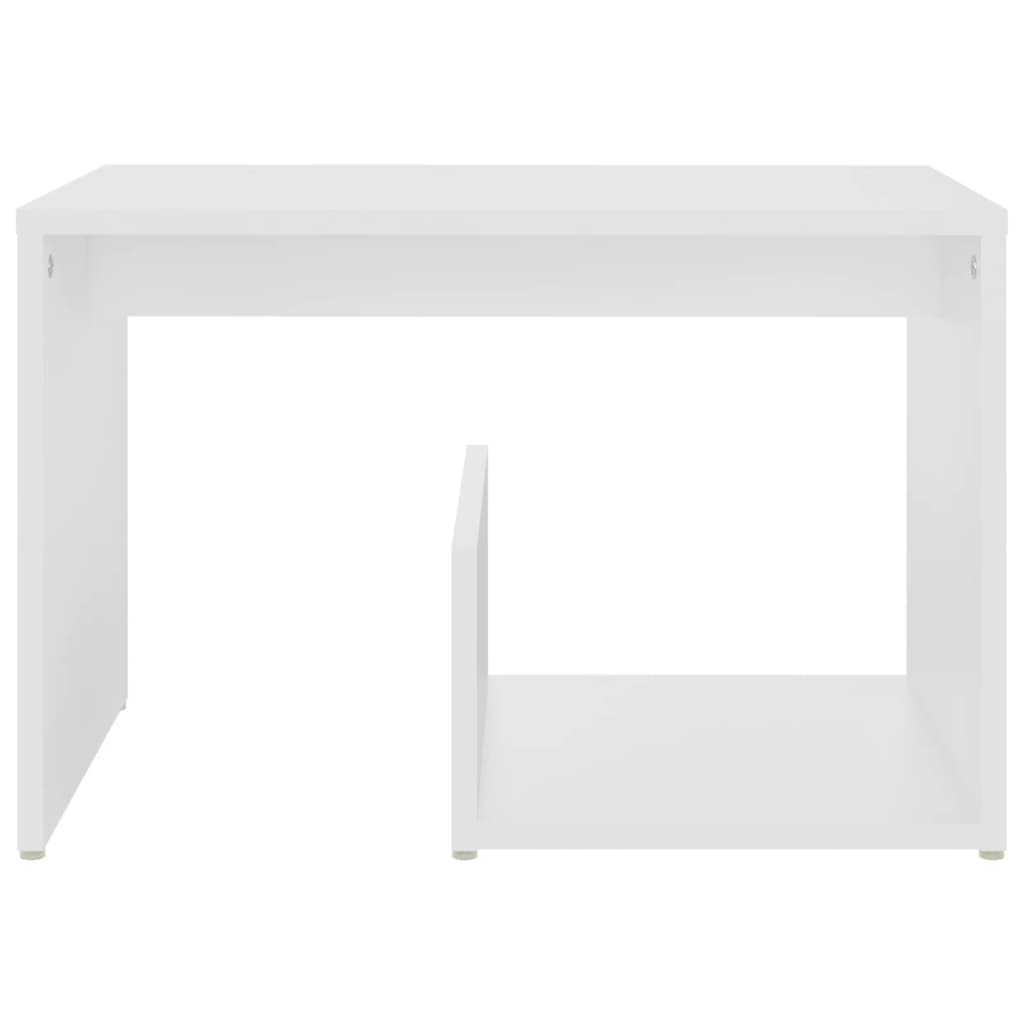 Mesa de apoio 59x36x38 cm contraplacado branco