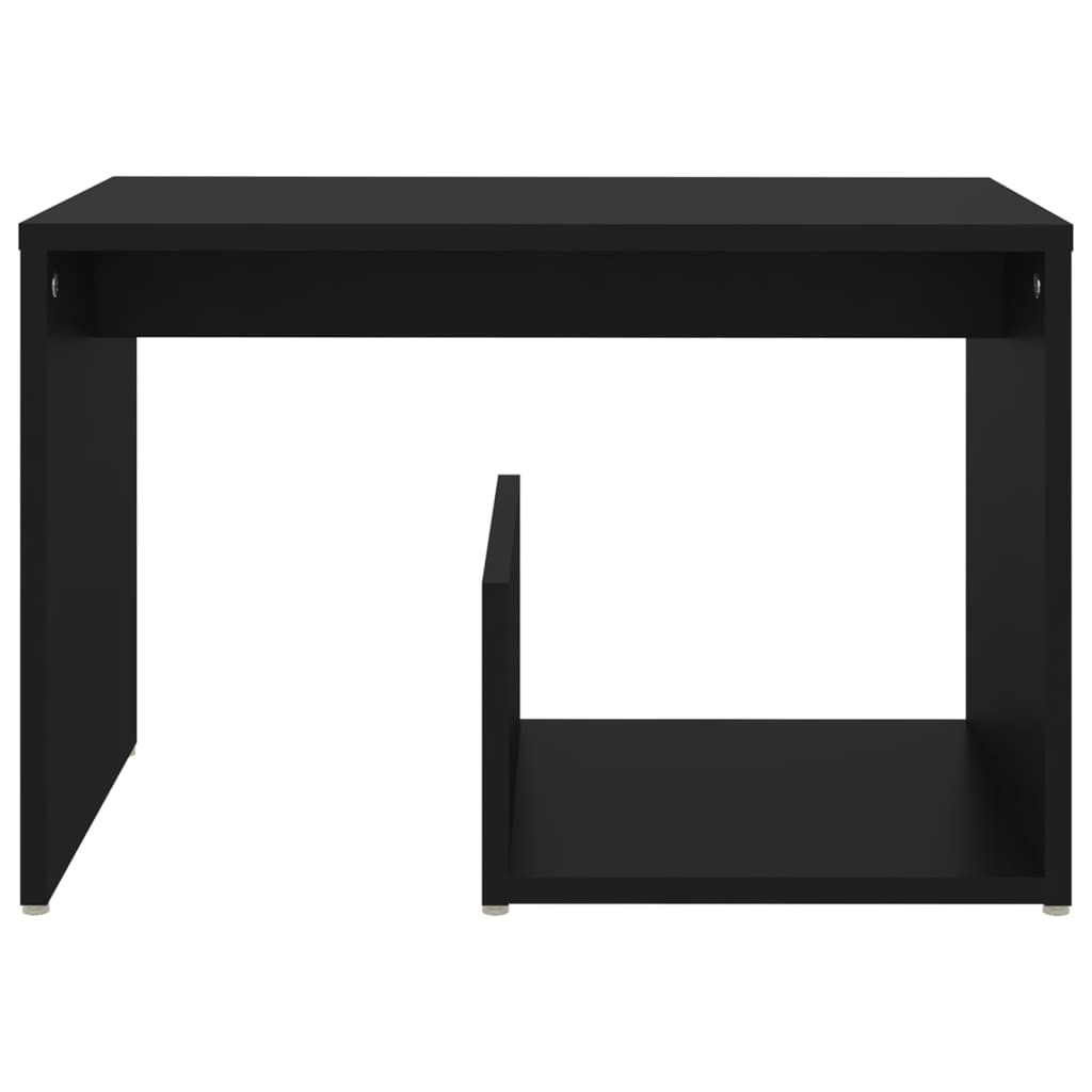 Mesa de apoio 59x36x38 cm contraplacado preto