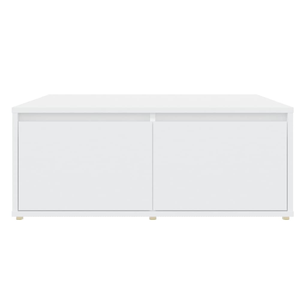 Mesa de centro 80x80x31 cm contraplacado branco