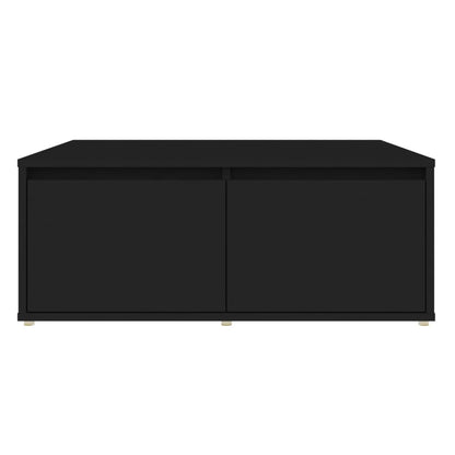 Mesa de centro 80x80x31 cm contraplacado preto