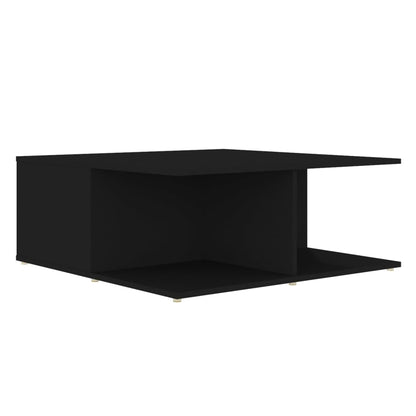 Mesa de centro 80x80x31 cm contraplacado preto