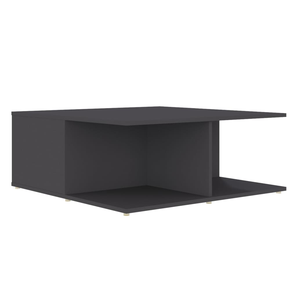 Mesa de Centro Vieira com 2 Gavetas - Cinzento - Design Nórdico