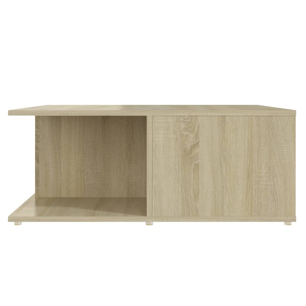 Mesa de Centro Vieira com 2 Gavetas - Carvalho - Design Nórdico