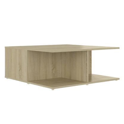 Mesa de Centro Vieira com 2 Gavetas - Carvalho - Design Nórdico