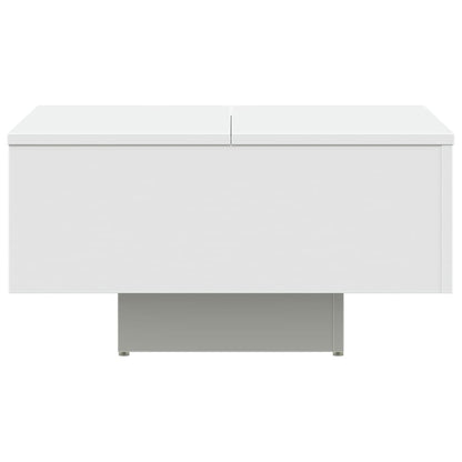 Mesa de centro 60x60x31,5 cm contraplacado branco