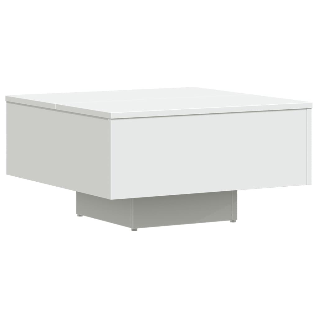 Mesa de centro 60x60x31,5 cm contraplacado branco