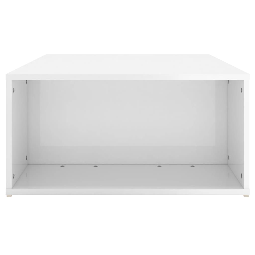 Mesa de Centro Chique - Branco Brilhante - Design Moderno