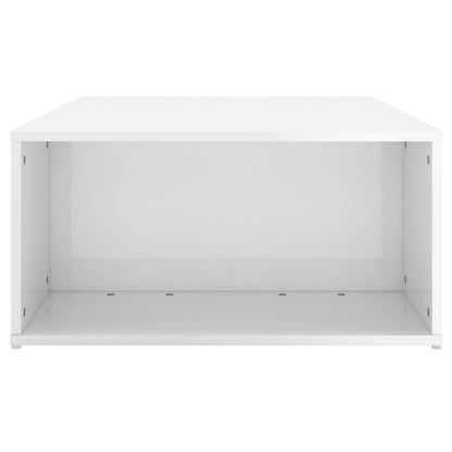 Mesa de Centro Chique - Branco Brilhante - Design Moderno