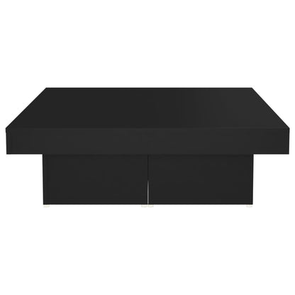 Mesa de centro 90x90x28 cm contraplacado preto